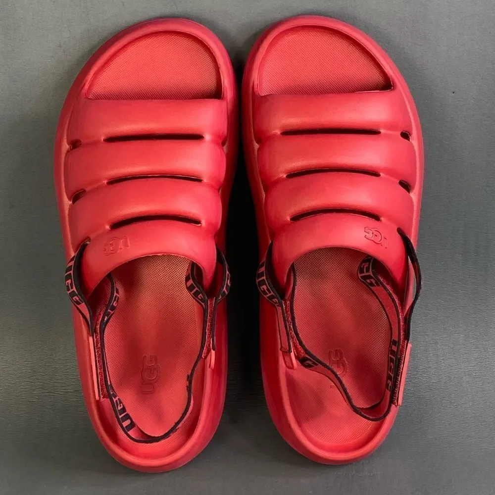 UGG Sport Men’s Yeah Slide Samba Red sandals size 11